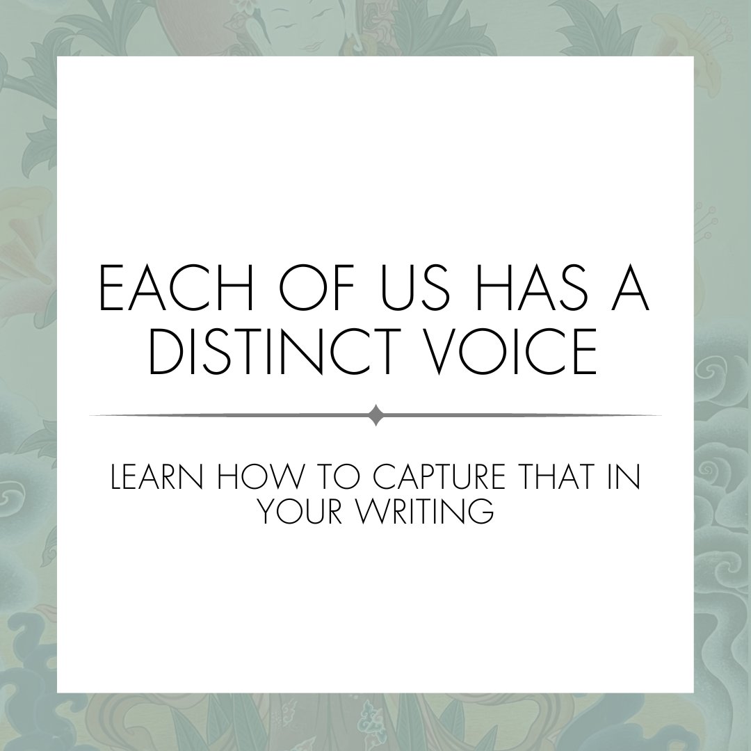 A Writer’s Voice

Each of us is unique and our take on the world is unique. Each of us has a distinct fingerprint, a distinct voice. When we write, we do our best to capture that voice, to give it life on the page.

#WritersVoice #WritingVoice #AuthorVoice #FindYourVoice