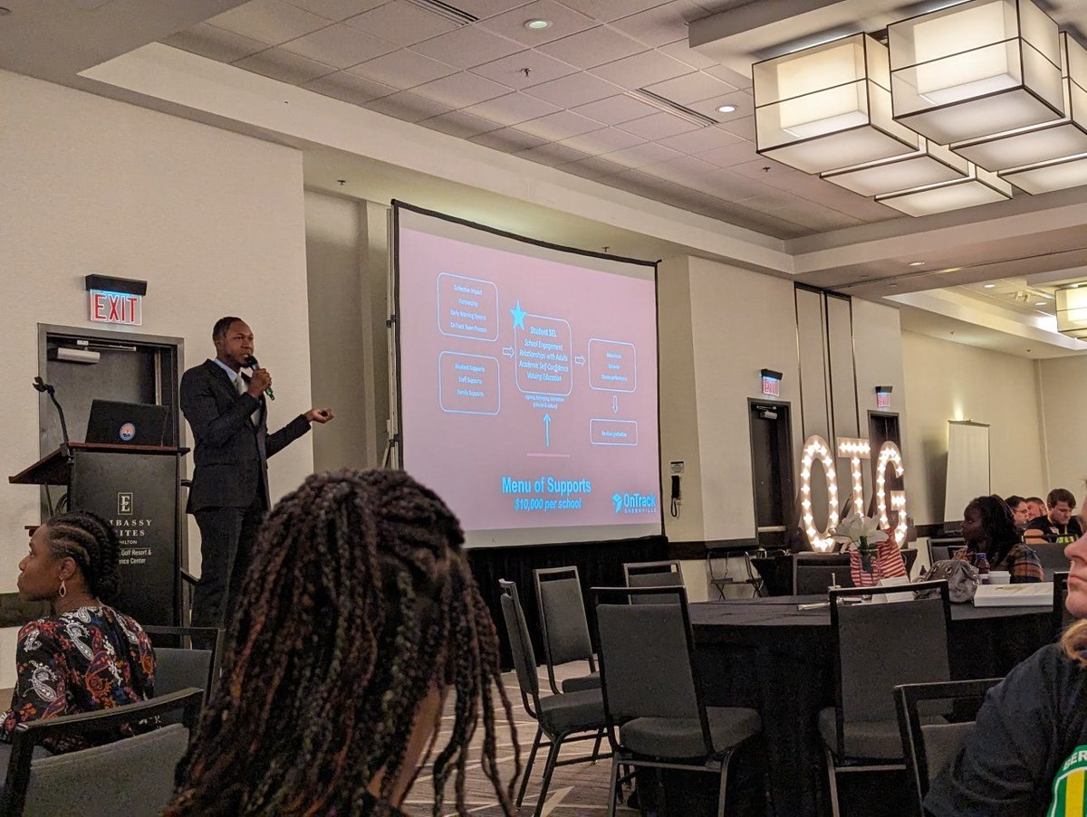 Andinolnnovates's tweet photo. #OTGSummit2023 was a great way to start off the SY. I've worked with @ontrackgvl serving in their partner schools &amp; summer programming, but they are constantly growing to meet the needs of our community. I learned so much more about their work in #YeahTHATGreenville! https://t.co/VcGI8bXZQW