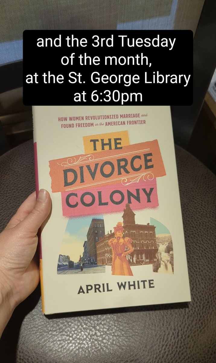 Our Influential Women Book Club members are getting the September pick now! We're reading THE DIVORCE COLONY from <a href="/AprWhite/">April White</a> 😃 Get it from us here: thebookbungalow.com/book/978030682…
<a href="/HachetteUS/">Hachette Book Group</a> #booktwitter #tbr #whattoread #shopindie #shopsmall #shoplocal