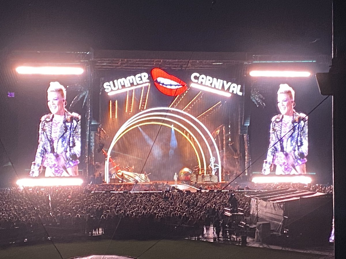 EducatorWilcox's tweet photo. A Christmas present work waiting for. @Pink was amazing in Boston on Monday. https://t.co/T7SJheeCvt