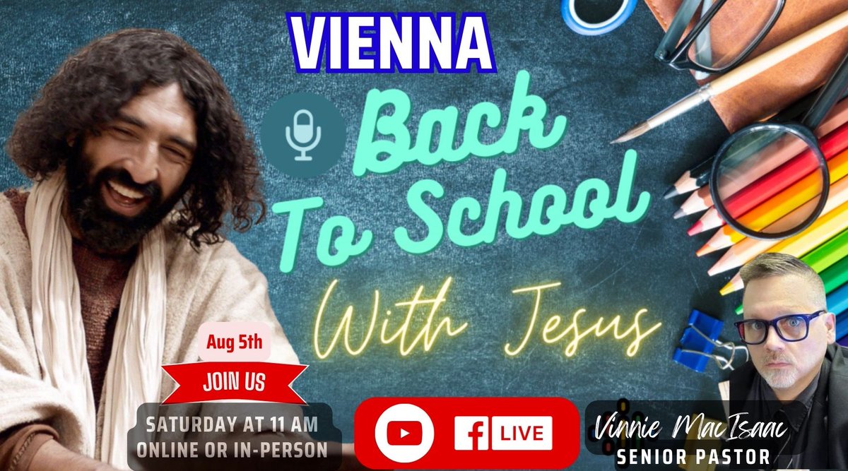 What was school like for Jesus?
Let's find out this weekend as we study how students grew up under Rabbi's and learned to be disciples.
#worship #discipleship #viennava #viennasda #sdachurch