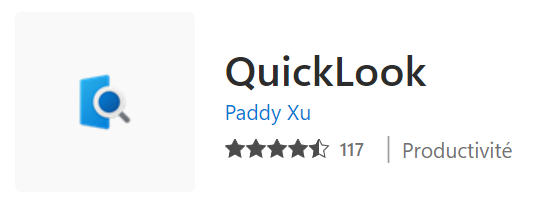 c'est assez rare pour être souligné : l'appli #QuickLook pour #windows fonctionne plutôt bien (permet d'utiliser la barre d'espace pour avoir des aperçus. Rapide et efficade. Dispo sur le store apps.microsoft.com/store/detail/q…