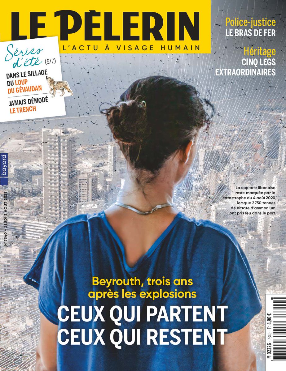 LePelerincom's tweet photo. 🗞️ À lire cette semaine :
👉 Trois ans après les explosions au Liban, le difficile retour des expatriés
👉 #JMJ2023 Fatima, la piété et la politique
👉 Rencontre avec père Gabriel Ringlet
👉 Aux Vieilles @Charrues, la langue des signes brûle les planches https://t.co/EcAdYCoDnr
