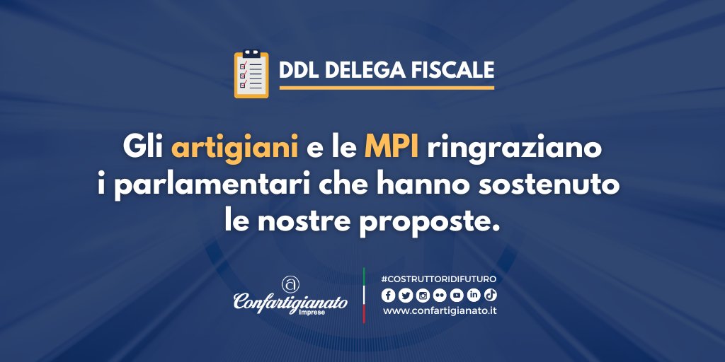 📊 La conferma e la #semplificazione degli #ISA, gli indicatori sintetici di affidabilità fiscale, e la loro rappresentazione nella definizione di #concordato preventivo biennale sono alcuni dei risultati ottenuti da Confartigianato nel #ddl #delegafiscale

#NoiConfartigianato