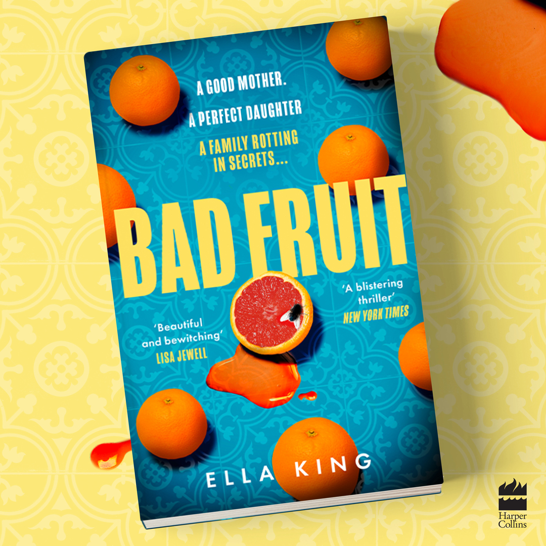 A very happy paperback publication day to the mightily talented @TheRealEllaKing - bold, beautiful and bound to keep you turning the pages, BAD FRUIT is a completely delicious thriller! 🍊 Paperback out now!