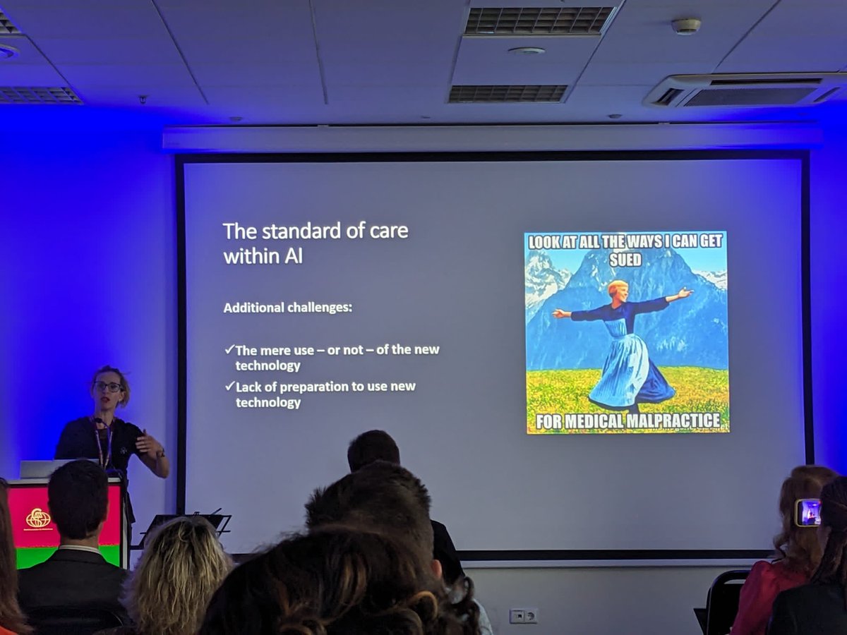 This morning I asked: ‘Algorithm, What Should I Do?’ – The Medical Standard of Care to Use AI in Healthcare Delivery.

Presenting at the 27th Annual World Congress on Medical Law. 

#AI #artificialintelligence #medicalstandardofcare #medicalliability #vilnius