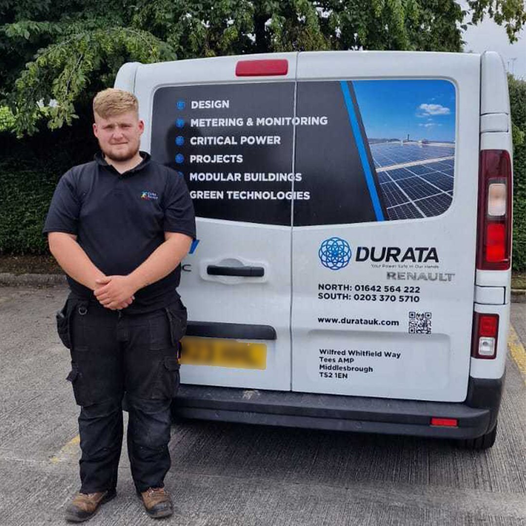 DurataUK's tweet photo. It is that time again for our next Engineer of the Month. 🙌 And this month, it is Lewis!! 

He has had a fantastic month and has been brilliant since joining the team 2 years ago.  

Congratulations, Lewis! 🎉

 #Durata🔋 #EngineerOfTheMonth #ElectricEngineer https://t.co/7yINN1rLeE