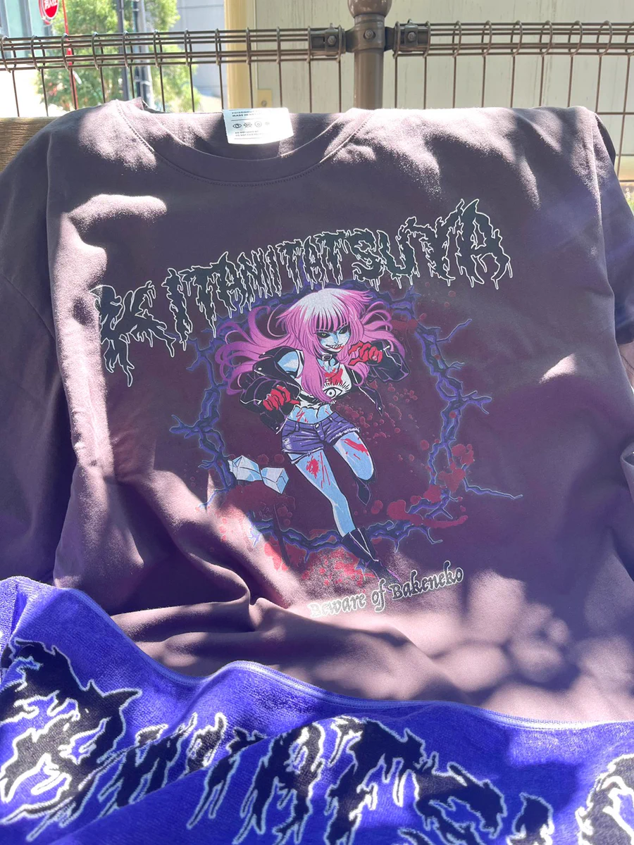 キタニタツヤ　2023夏フェス　化け猫Tシャツ　Mサイズ F2l0utlboAAnrAj?format=webp&