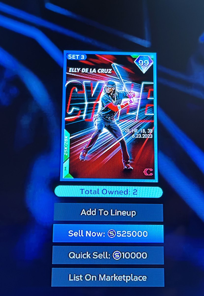 TroubleBets's tweet image. May not have seen Elly play today, but Atleast I pulled him again on The Show🫢 #2Time