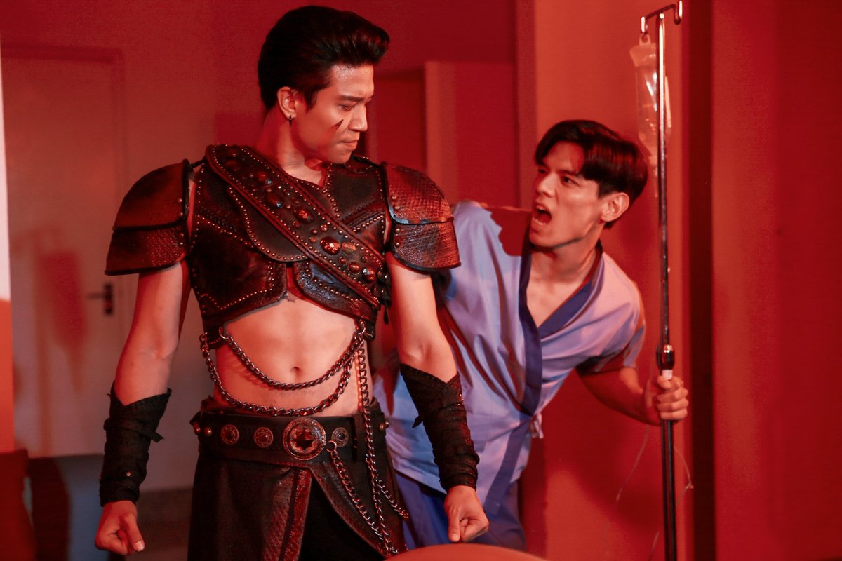 vadhanavira's tweet photo. Unique #Yserie when love between two boys are glowing in the middle of the war between god &amp; demon.
#norasing #NorasingHero #นรสิงห์ #นรสิงห์EP20 #แก๊ปบอส
#Ythai #ซีรี่ย์วาย #boyslove
#DOnetvseries  #DOneTV #ดีวันทีวี #ch3thailand #ช่อง3กด33  #ดูมือถือกด3Plus 
#Gapboss https://t.co/FziaYpBi1n
