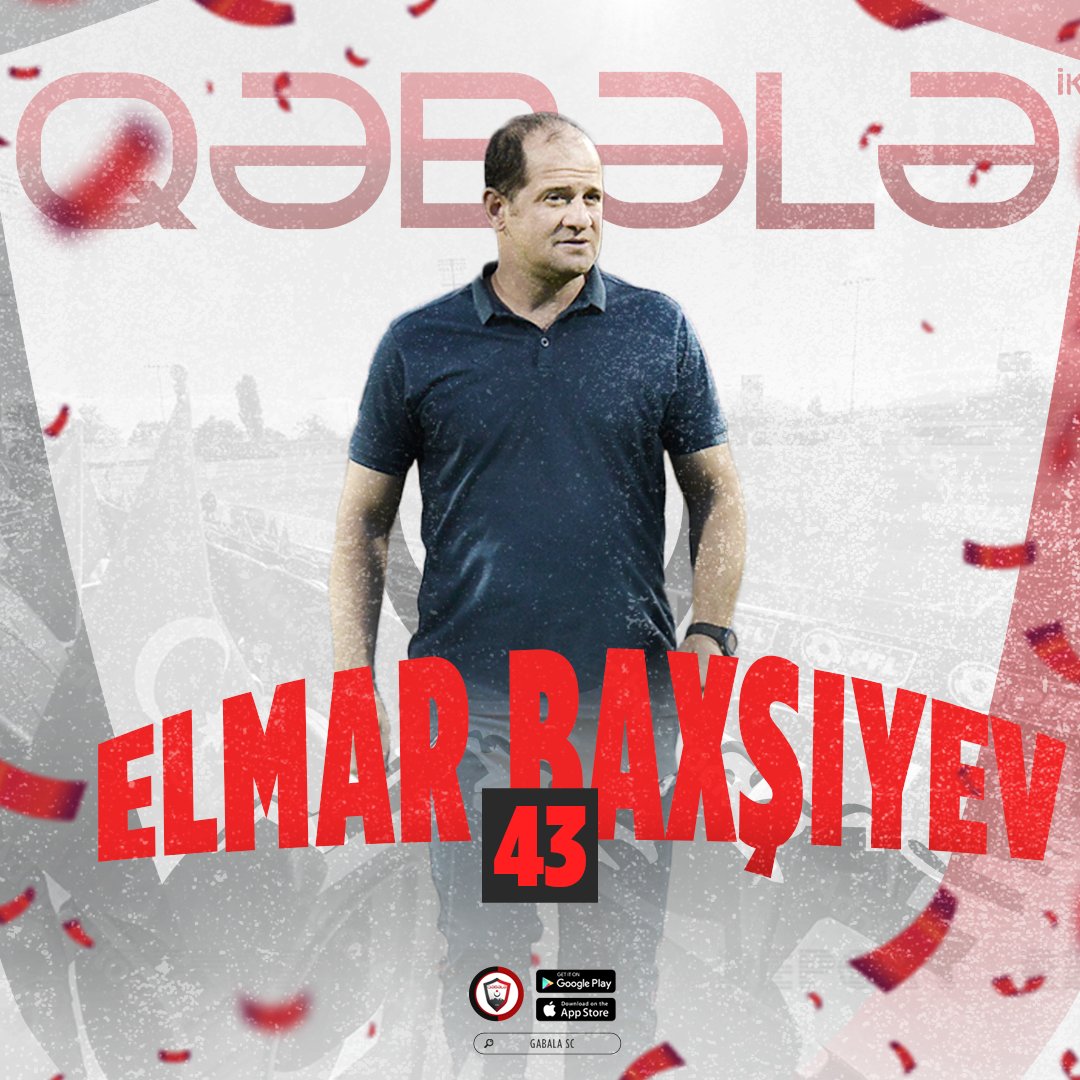 🔴⚫ Bu gün baş məşqçimiz Elmar Baxşıyevin 43 yaşı tamam olur. Təbriklər! 🎂

#gsc #gabalasc #AdımızdaQələbəVar