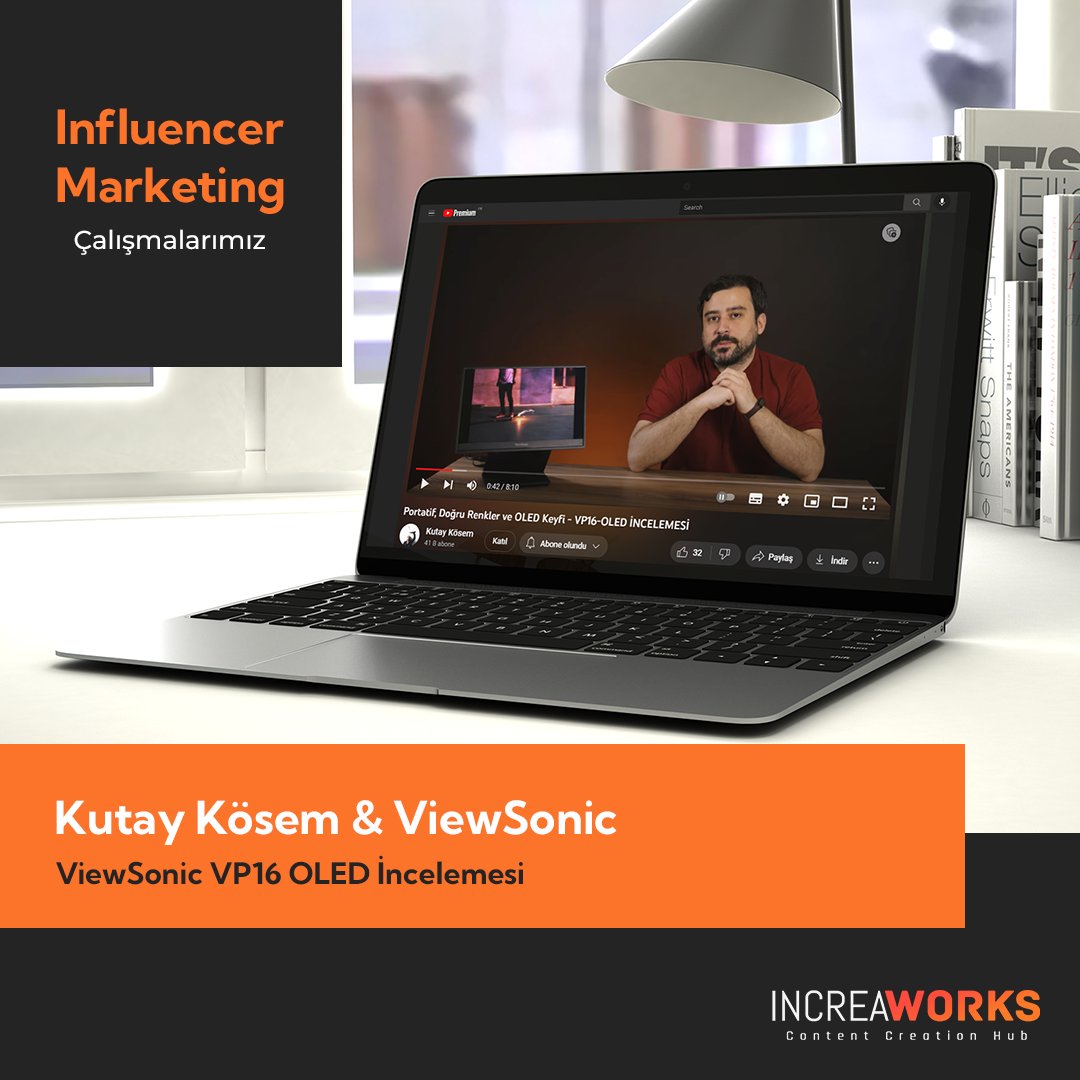 IncreaWorks (@increaworks) on Twitter photo Kutay Kösem & ViewSonic ile beraber yaptığımız iş birlikteliğinde Viewsonic VP16 OLED incelemesini gerçekleştirdik.
#increaworks #influencermarketing #dijitalpazarlama Kutay Kösem & ViewSonic ile beraber yaptığımız iş birlikteliğinde Viewsonic VP16 OLED incelemesini gerçekleştirdik.
#increaworks #influencermarketing #dijitalpazarlama