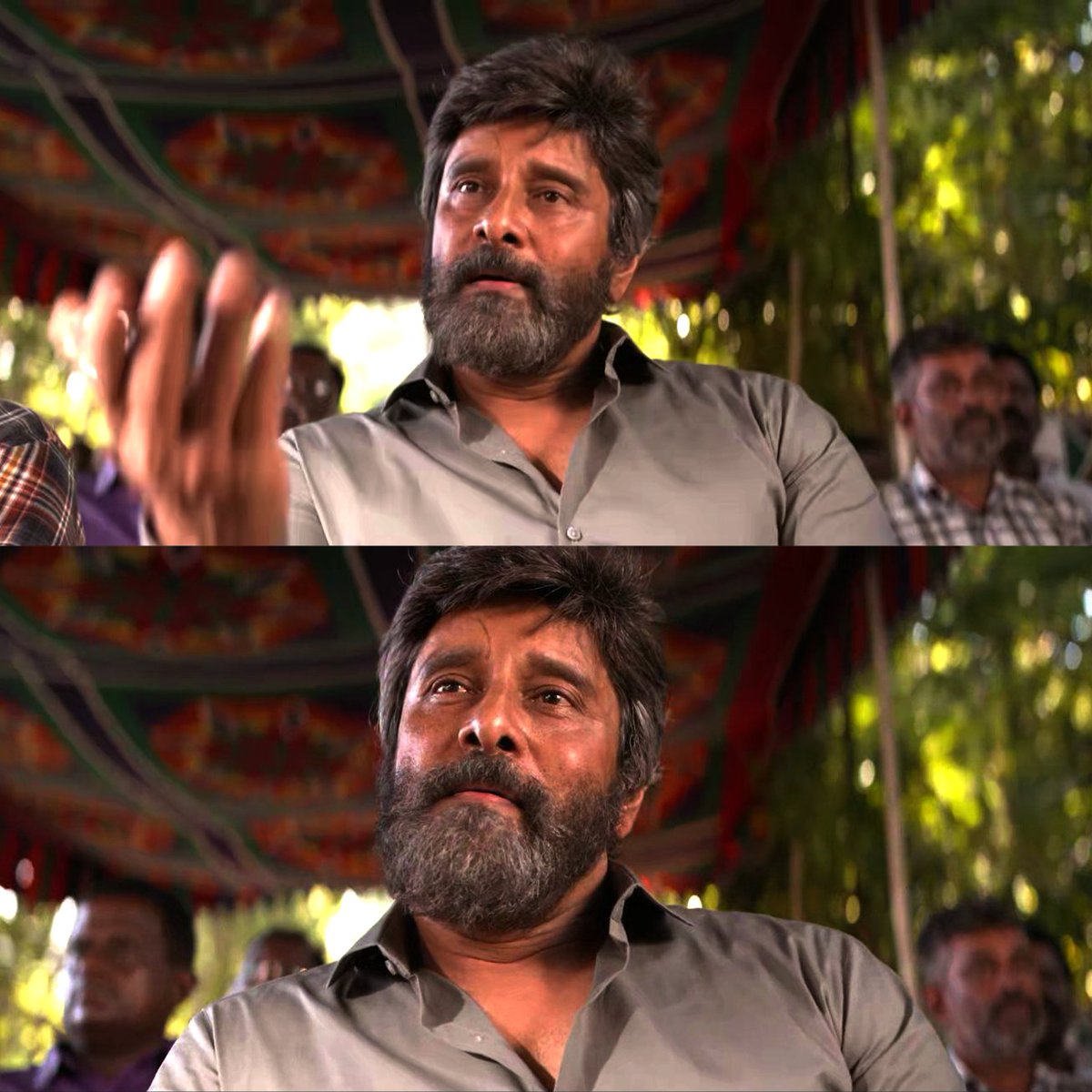 ikalaiarasan's tweet photo. attitude @chiyaan 😎
#Mahaan https://t.co/gv9CPWg2va