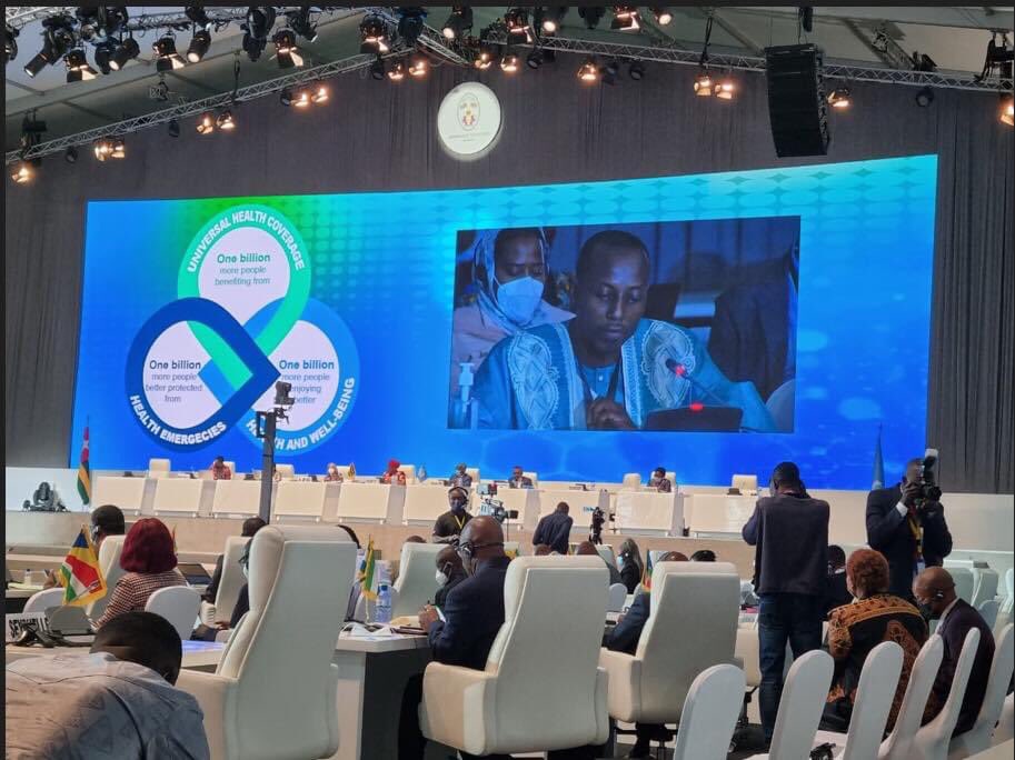 CEPREMDIR's tweet photo. Dr Sinforian Kambou, CEPREMPIR Director was honored to represent International Society of Physical and Rehabilitation Medicine @ISPRM at the seventy-second session of the WHO Regional Committee for Africa which was held from 22 to 26 August 2022 in Togo. #Rehab2030 https://t.co/YqegZb7QXR