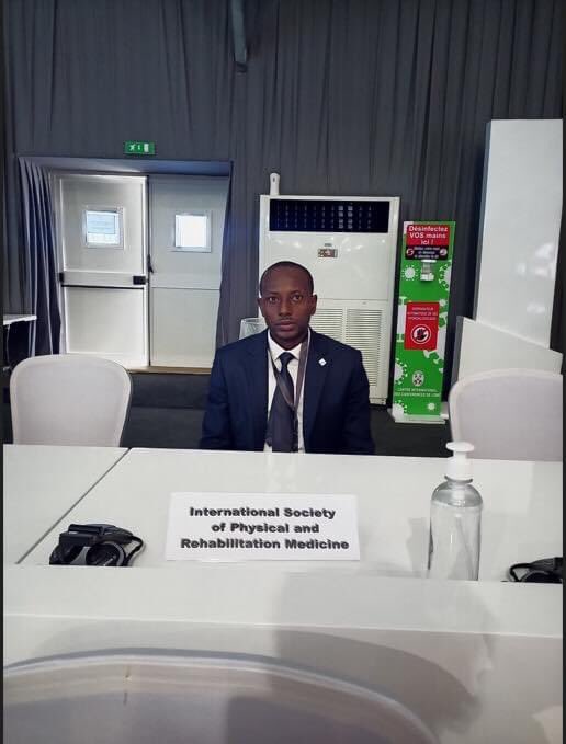 CEPREMDIR's tweet photo. Dr Sinforian Kambou, CEPREMPIR Director was honored to represent International Society of Physical and Rehabilitation Medicine @ISPRM at the seventy-second session of the WHO Regional Committee for Africa which was held from 22 to 26 August 2022 in Togo. #Rehab2030 https://t.co/YqegZb7QXR