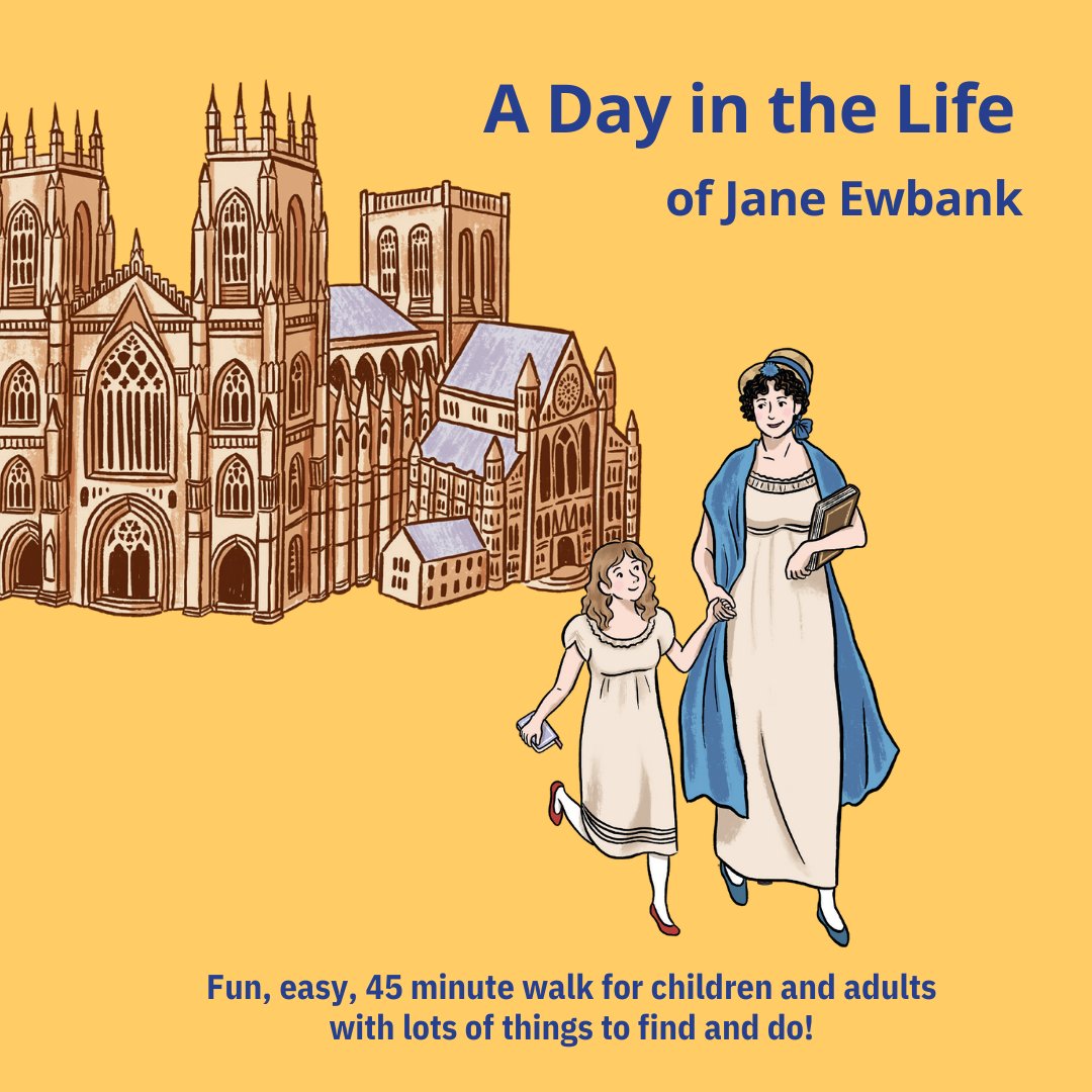 Come and join us this Sunday as we follow in the footsteps (quite literally) of Jane Ewebank and her niece Elizabeth. See York through the eyes of its Georgian inhabitants in 1804! #YorkGeorgianFestival Perfect event for families - book here: georgianyork.org.uk/events-1/walki…