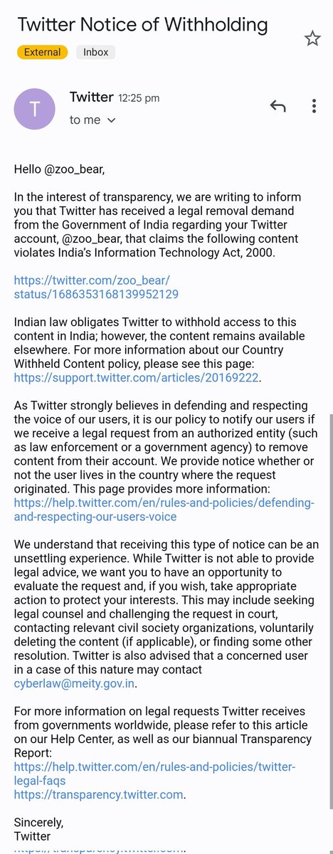 zoo_bear's tweet photo. TWO TWEETS WITHHELD IN 2 DAYS! 
One more tweet of mine is withheld in India in response to legal demand by Govt of India. Are we not supposed to show reports of vandalism of shops by rioters in Badshahpur, Gurugram? https://t.co/jfGkZG5jmW