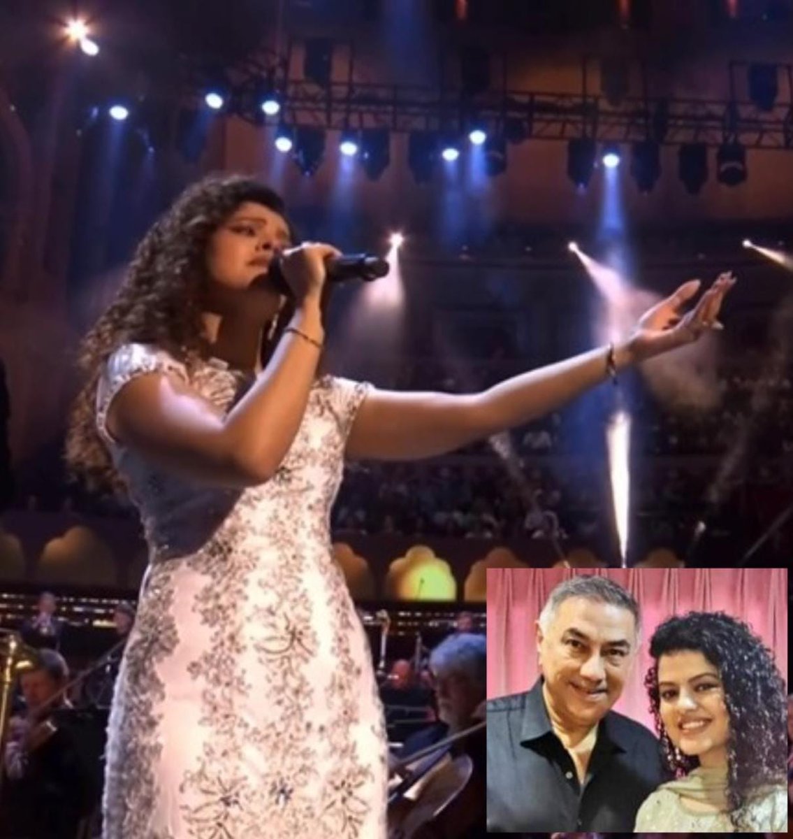 ski__official's tweet photo. Congratulations to the gorgeous singer Palak Muchhal on her 100% sold-out show at the Royal Albert Hall, London. Her dedication &amp; mellifluous vocals will take her miles ahead...
#palakmuchhal #suneeldarshan #Royalalberthall https://t.co/NwCXWA9Ags