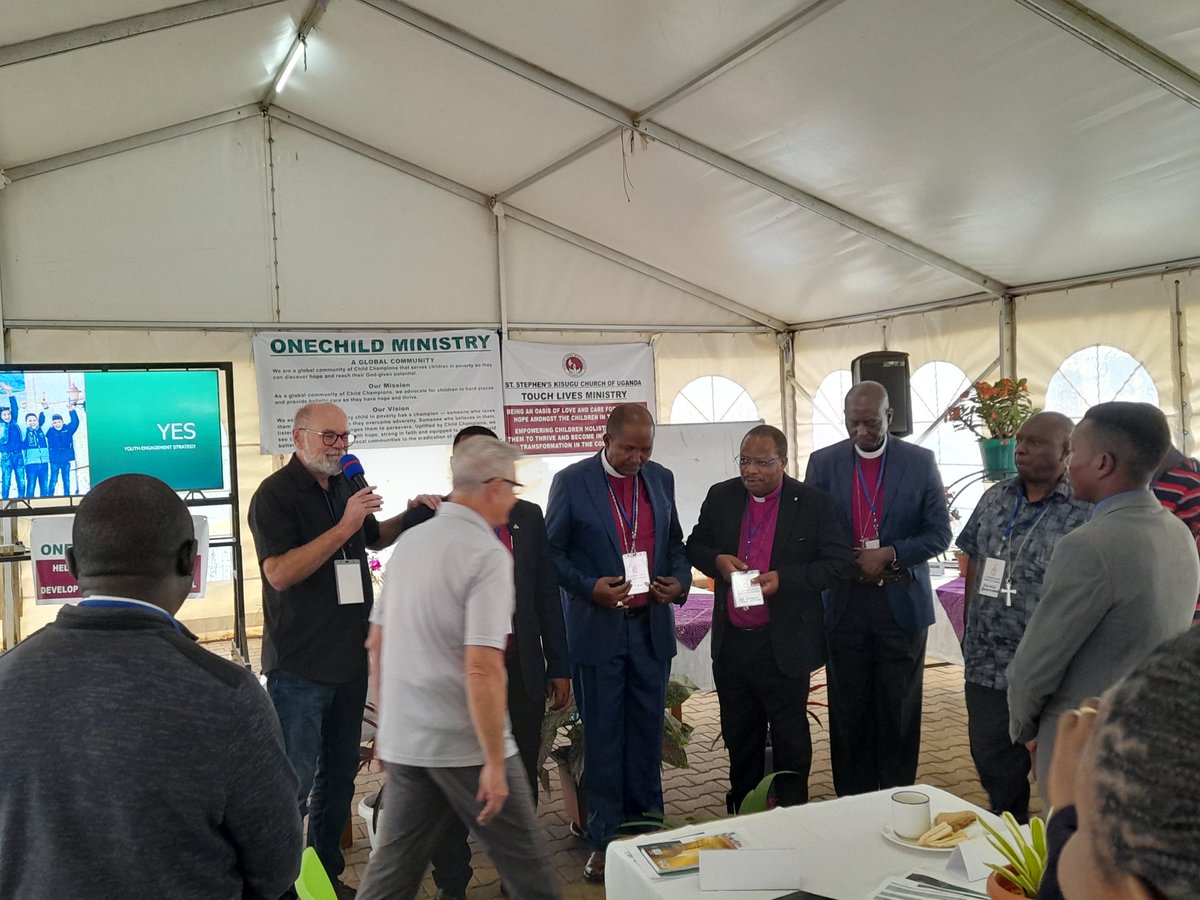 During the one child ministry training session,a special prayer was made for some of the bishops from different dioceses, thanking them for the ministry.