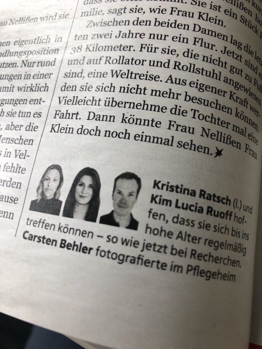 Christian Esser @christianesser.bsky.social (@ch_esser) on Twitter photo Viele Pflegeketten melden derzeit Insolvenz an. Heime schließen. Was passiert mit den Bewohnern? <a href="/KmLuciaRff/">Kim Lucia Ruoff</a> & <a href="/kristina_ratsch/">Kristina Ratsch</a> erzählen im neuen <a href="/sternde/">stern</a> eine großartige, berührende Geschichte über zwei beste Freundinnen, die nun getrennte Wege gehen müssen. <a href="/Karl_Lauterbach/">Prof. Karl Lauterbach</a> Viele Pflegeketten melden derzeit Insolvenz an. Heime schließen. Was passiert mit den Bewohnern? <a href="/KmLuciaRff/">Kim Lucia Ruoff</a> & <a href="/kristina_ratsch/">Kristina Ratsch</a> erzählen im neuen <a href="/sternde/">stern</a> eine großartige, berührende Geschichte über zwei beste Freundinnen, die nun getrennte Wege gehen müssen. <a href="/Karl_Lauterbach/">Prof. Karl Lauterbach</a>
