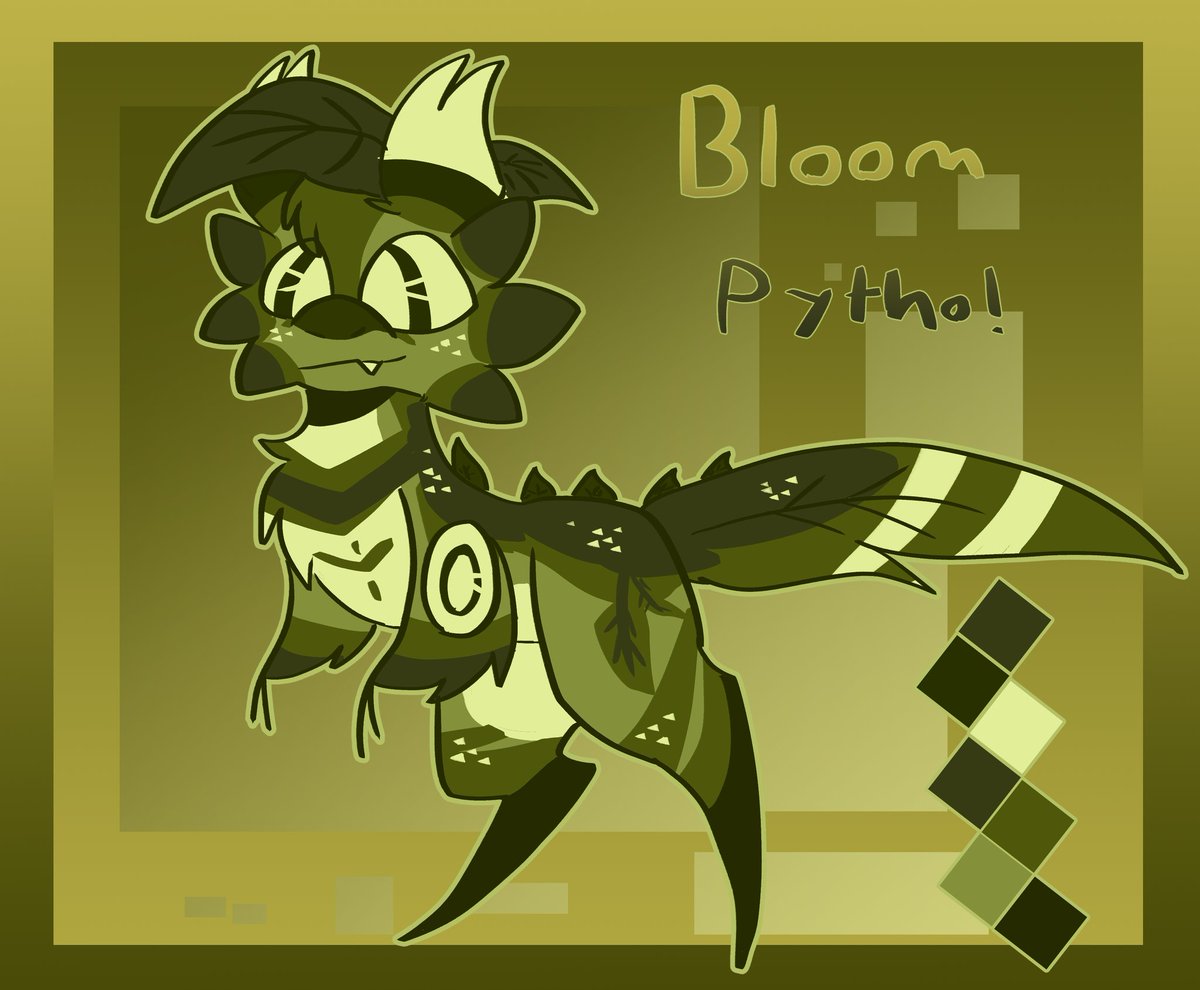 Archelogy10's tweet photo. pythos that I have made with the artfight theme for me and my friend!. vampires vs werewolfs and bloom and whiter https://t.co/dejYCJCU1A