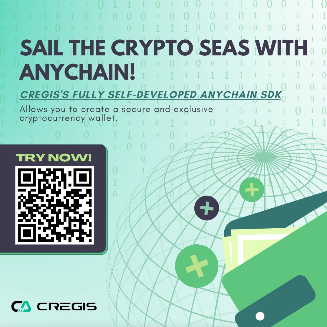 0xCregis's tweet image. #Cregis has made the core code library for building multi-chain #wallet, #Anychain, available as open-source. 

Any users, developers, and organizations can thoroughly fork the repository &amp;amp; create a branch to contribute to the #Web3 industry. 

 #Bitcoin #BTC #Ethereum #ETH #NFT