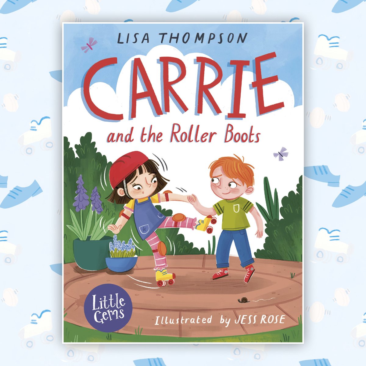BarringtonStoke's tweet photo. Carrie wants to join her best friend Sidney’s tap-dancing performance with some roller-skating skills. There’s just one problem. She's never roller-skated before! #CarrieAndTheRollerBoots is an uplifting Little Gem from @lthompsonwrites and @jessrose_illo. https://t.co/jlhAfbjiND https://t.co/9f2fX8ge5f