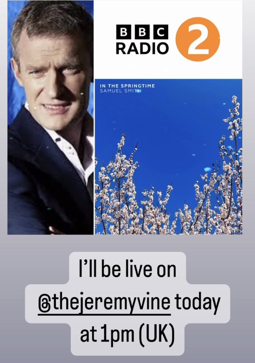 sgpsmith's tweet image. Excited to join @theJeremyVine at 1pm today in the studio to talk creativity, Parkinson’s and my debut solo album.
linktr.ee/samuelsmithmus…