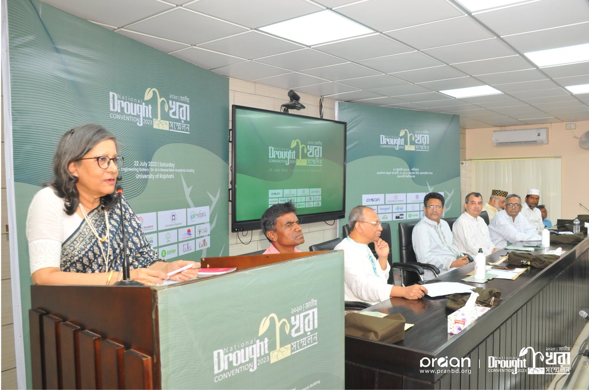 Bangladesh faces economic shifts due to increasing droughts &amp; natural calamities, impacting food security &amp; water scarcity. Invest in sustainable agriculture, preserve water reservoirs, &amp; harness Barind area's potential. 

Fahar Kabir
Country Director, <a href="/AABangladesh/">ActionAid Bangladesh</a> 

#ndc2023