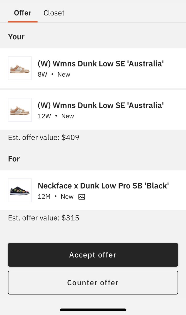 What do you guys think? Should I accept the Neckface?

@tradeblock_us #offtheblock 
#KOTD
