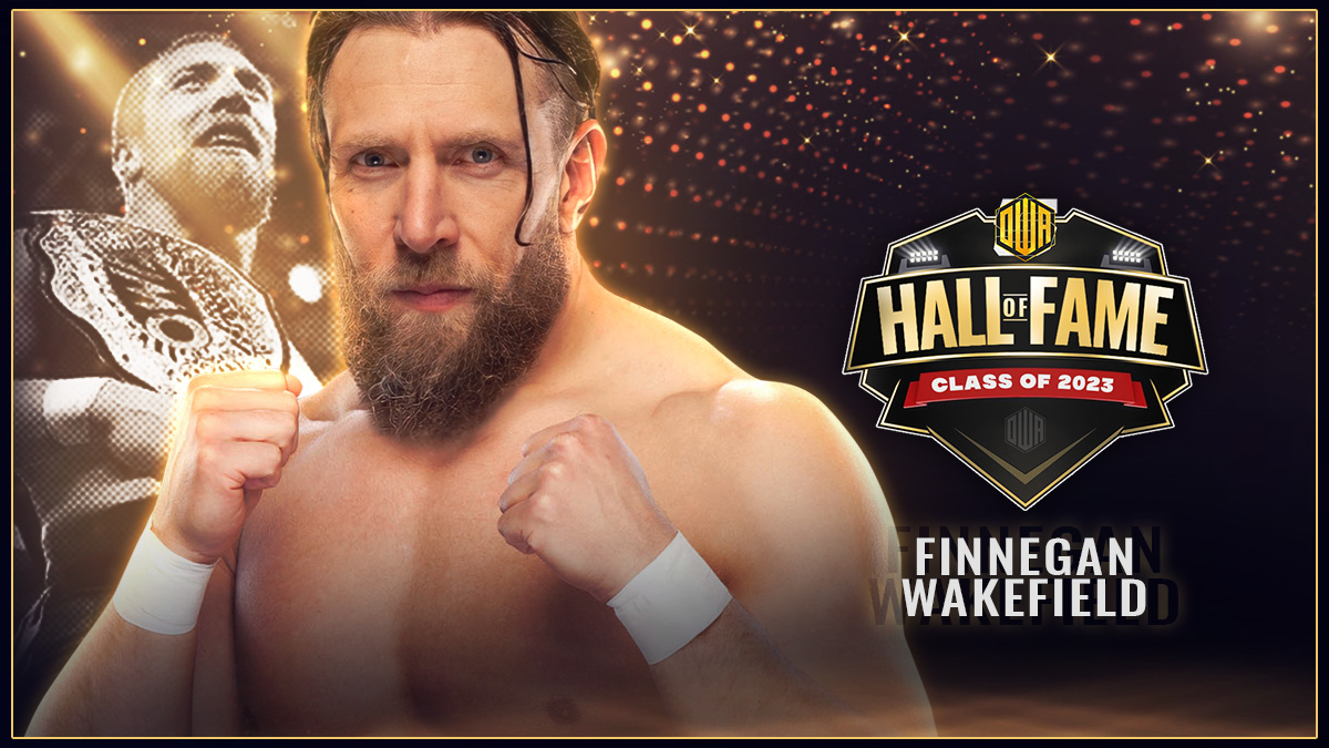 BREAKING: OWA is proud to announce inaugural OWA World Champion and 2-Time Television Champion Finnegan Wakefield (<a href="/CATCHWakefield/">𝐖𝐀𝐊𝐄𝐅𝐈𝐄𝐋𝐃.</a>) will be joining the Hall of Fame class of 2023!