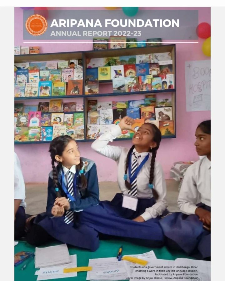 AripanaF's tweet photo. अहाँ सभक संग अपन वार्षिक रिपोर्ट 2022-23 साझा करैत हमरा अति प्रसन्नता भs रहल अछि। शिक्षा, स्वास्थ्य आ भाषा, कला आ संस्कृति पर ध्यान केंद्रित कs मिथिलाक समग्र विकासक दिशा मे काज कs रहल अरिपन फाउण्डेशनक विभिन्न कार्यक्रम सभ पर एक नजरि अवश्य दी। https://t.co/fHYi1UeNv3 #mithila https://t.co/jawpjMoppt