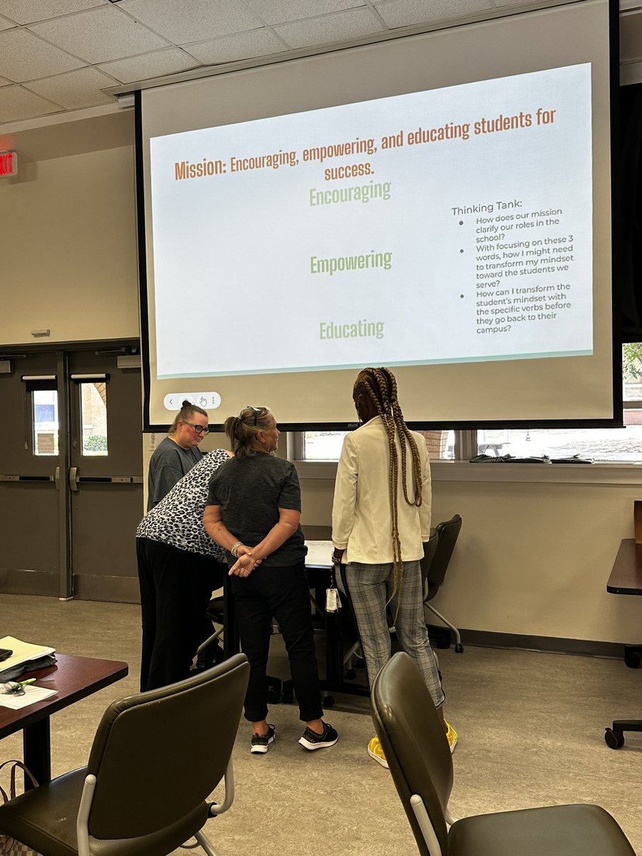 soc_fisd's tweet photo. Teachers are back and things are moving fast…. The scavenger hunt was a hit, cultural awareness work with Dr. Serita Dodson was the first phase of developing our vision and we concluded the day with active threat training with our partners from the Frisco PD. #theSOC https://t.co/nxnrSn9p68