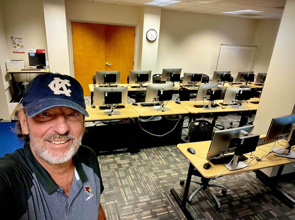 Ahh, good old <a href="/ISUSOC/">School of Com at ISU</a> Fell Hall Room 108 on the campus of  <a href="/IllinoisStateU/">Illinois State</a>. In less than three weeks, student journalists will fill these seats and dazzle an old guy with their energy, cleverness and story-telling skill. 
Can’t wait!