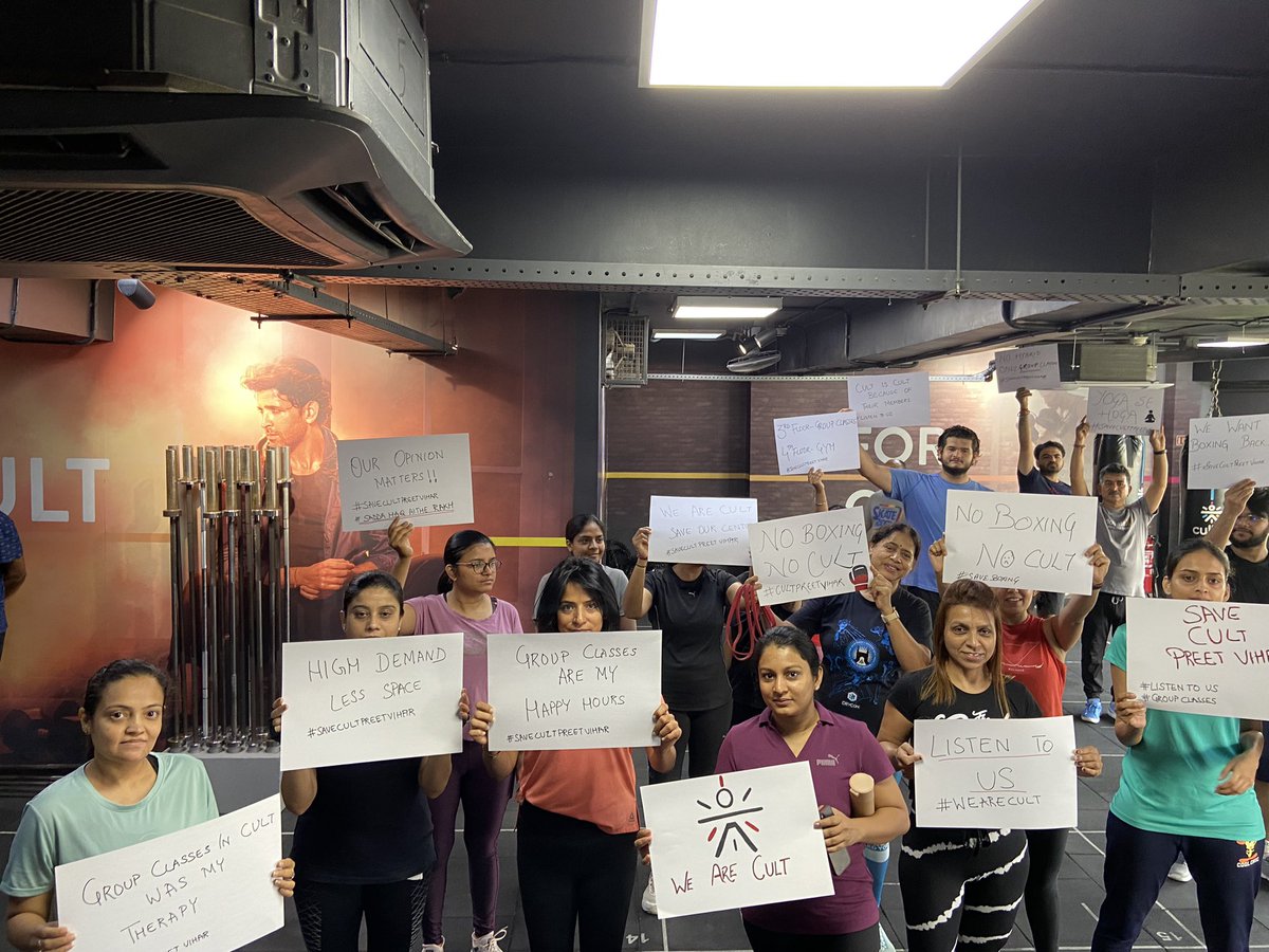 ChitraBelwal's tweet photo. #savecultpreetvihar

WE WANT GROUP CLASSES. NOT TRADITIONAL GYM.

@shwe_tambari @rishabh_telang @cultfitOfficial @mukeshbansal06 https://t.co/s8K7KZsWAZ