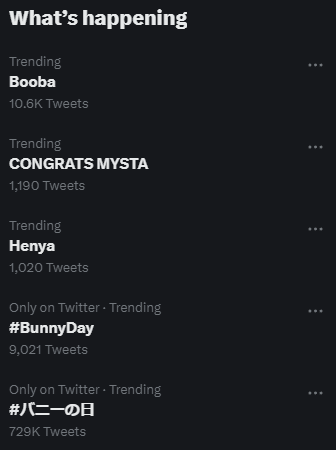 Vertsune's tweet photo. @ManaBunnyVT With whats trending, must be a sign #BunnyDay #Booba https://t.co/Jb27ICsbyG