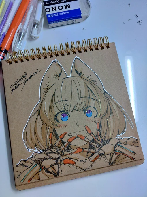 手軽に描けるスクラップブック