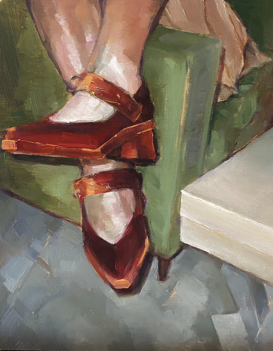 twinsmoon3's tweet image. praise me
oil on wood