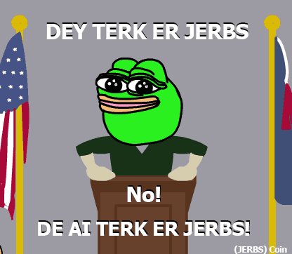 aiterkerjerbs's tweet photo. @elonmusk @AskJerbs De AI Terk Er Jerbs! https://t.co/cmXR8tLzzq