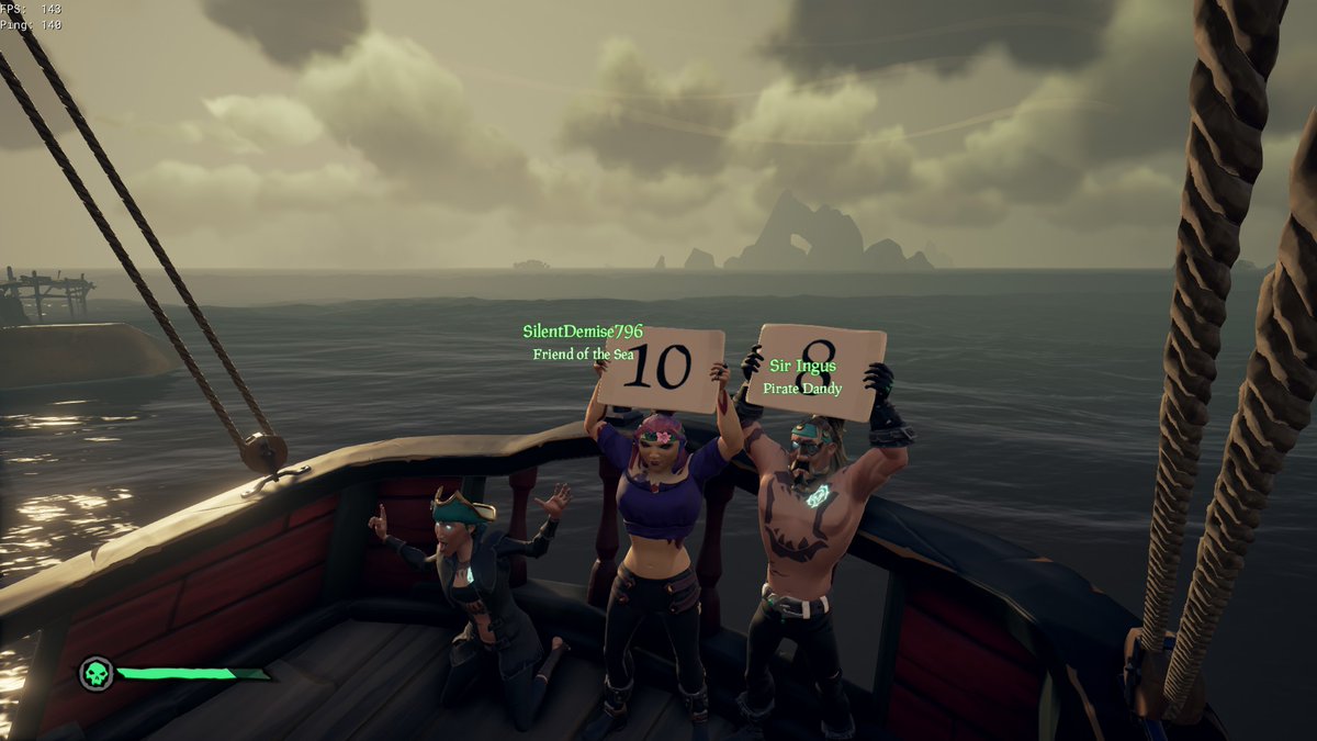 Had so much fun tonight with these guys!!! <a href="/Sir_Ingus/">Sir Ingus</a> <a href="/RiceLong/">Isaac SilentDemise</a> <a href="/SeaOfThieves/">Sea of Thieves</a>
