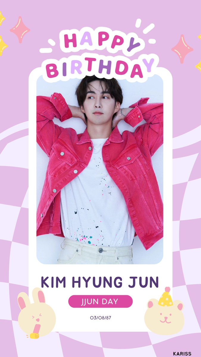 KariSS53220635's tweet photo. @official_KHJ87 Y de repente una parte de mi corazón te pertenece 💗
Felices 36 preciosoooo te amooooo 💗
#HappyHyungJunDay #HappyJjunDay #HappyDay김형준 https://t.co/bYSVSOm126