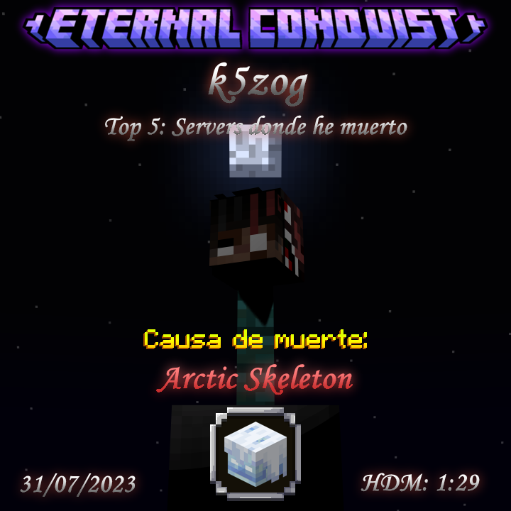 EternalConquist's tweet photo. ☠k5zog ha caído eternamente en un mundo sin salida📷 

Muerte #35  

31 / 07 / 2023 [Día 10] https://t.co/Lp7YOxV8Er