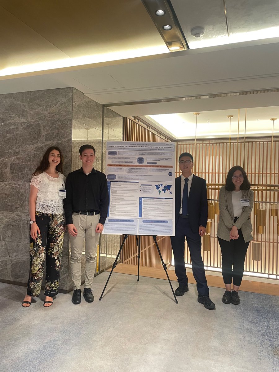 Ludvicafava's tweet photo. I am honoured to share that I recently had the opportunity to attend the #NEREC Conference on Nuclear Nonproliferation in Seoul. The conference was a treasure trove of information, packed with insights from some of the leading minds in the field. π https://t.co/Y24wqNf25A