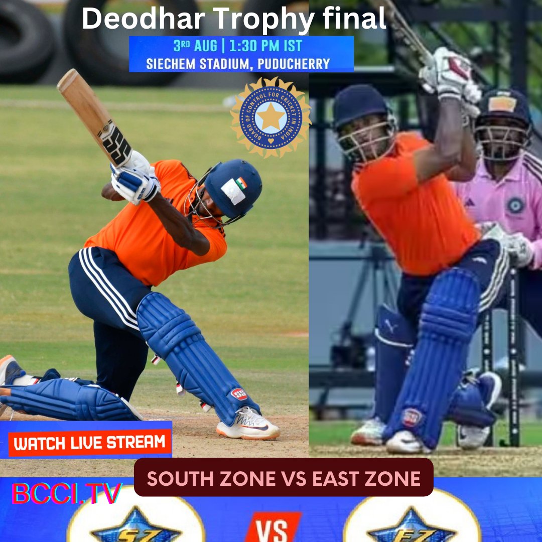 andhraca's tweet photo. Wishing our boys a great outing in the Deodhar Trophy final ! 
#South Zone#South zone vs East zone #DeodharTrophy#Deodhar trophy finals. https://t.co/1Qjt2h98Yw