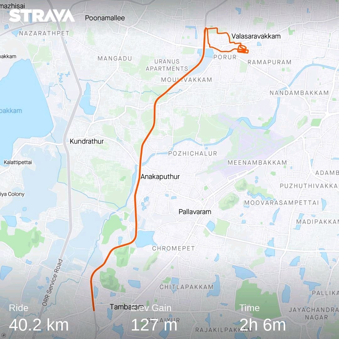 selvanathan_s's tweet photo. Check out my activity on Strava: https://t.co/VKqJ763ged https://t.co/d3oijskKv8