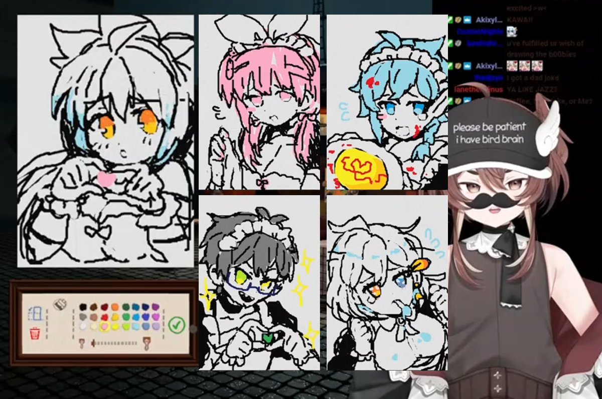 kohiVT's tweet photo. Here's some of the maids I managed to draw tonight on Passpartout! (My personal favorites)
Thank you for paying the bills... 😌✨
#cyyuart #ryukiVT #AlpaART #SeoART #ZephAlceaVT https://t.co/UwV2pWgGzJ