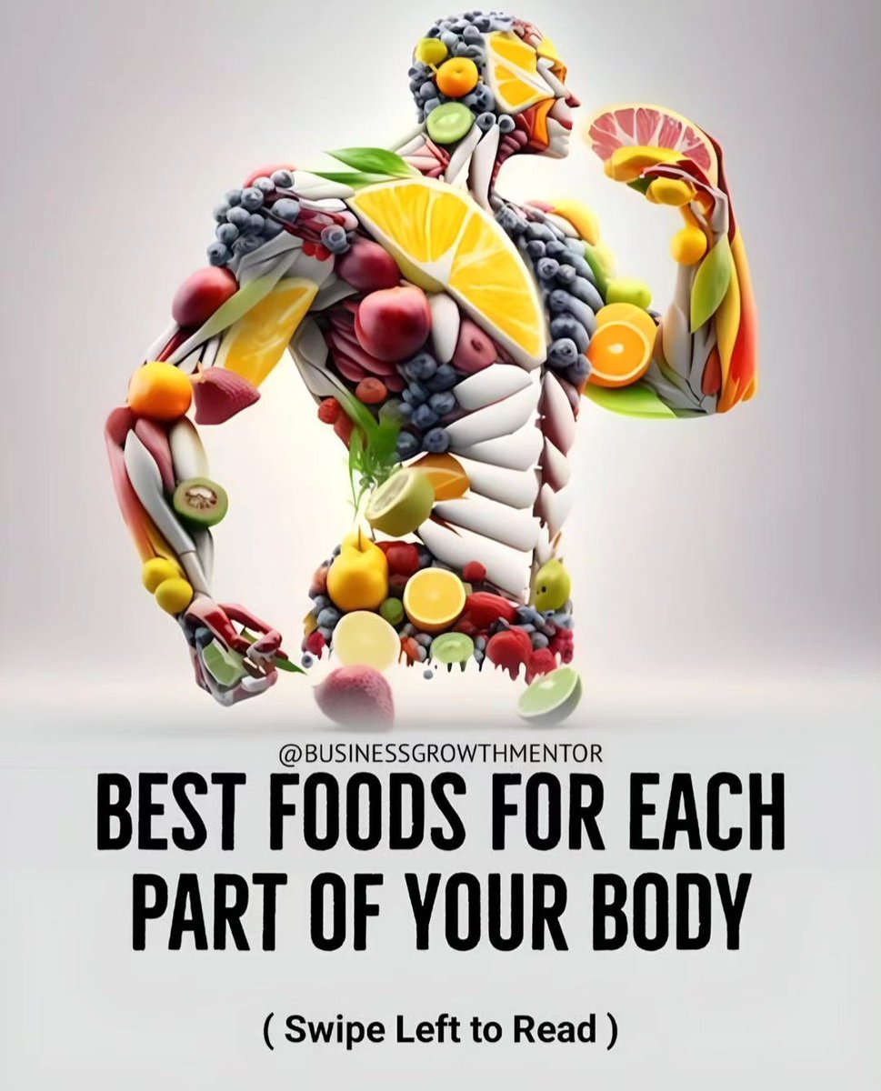 Here Are The Best Foods For Each Part of Your Body:
