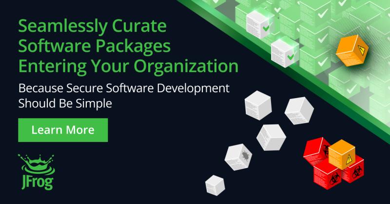 Introducing JFrog Curation! In this blog, our very own @Asaf Karas, JFrog Security CTO, details how to effectively strike the right balance between speed &amp; #security in development using the assurance of secure binaries across your #softwaresupplychain. infl.tv/mJFc
