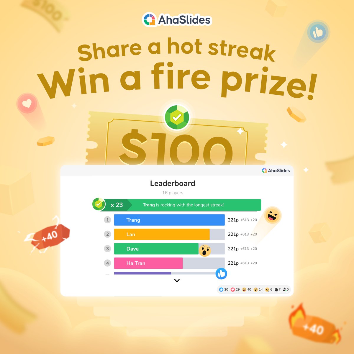 AhaSlides tweet media