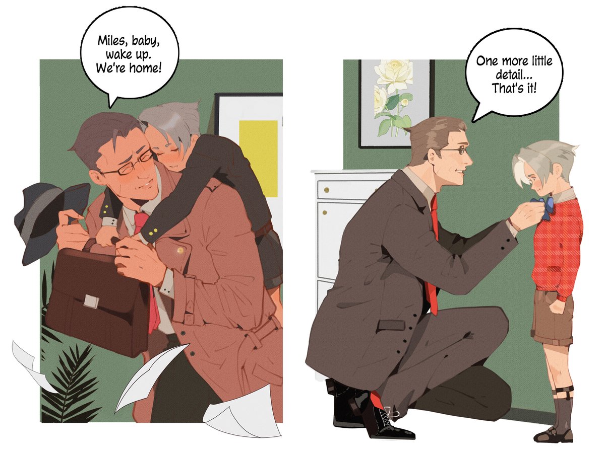 My beloved family!

#aceattorney #milesedgeworth #gregoryedgeworth